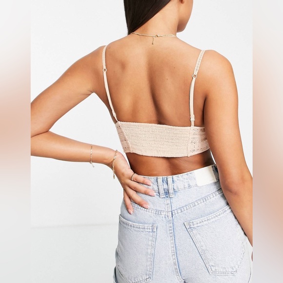 Free People Another Weekend Longline Bralette in Soft Pink - Picture 8 of 13